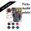 PK500 Parka  matelassé doublé polaire