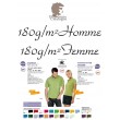 Bc410 Polo Homme et coupe Femme